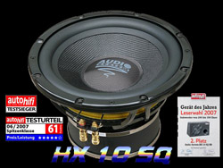 Audio System 25cm 300W HIGH END mélysugárzó HX 10 SQ