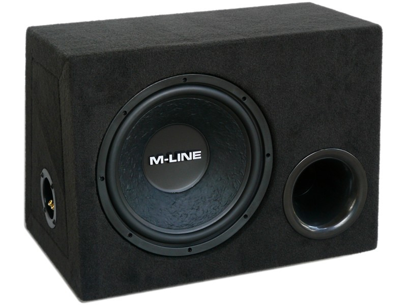 Gladen Audio 30cm 300W subwoofer reflex ládában M-LINE 12 BR