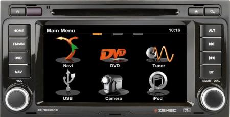 Zenec E>GO multimédiás navigáció VW autókhoz ZE-NC2051D