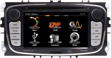 Zenec E>GO multimédiás navigáció Ford autókhoz ZE-NC3811D