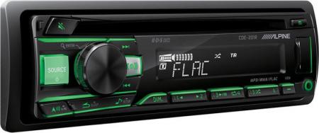 Alpine CD/RW/MP3/WMA/AAC/FLAC/USB/iPod lejátszó CDE-201R