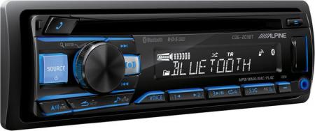 Alpine CD/RW/MP3/WMA/AAC/FLAC/USB/iPod lejátszó CDE-203BT