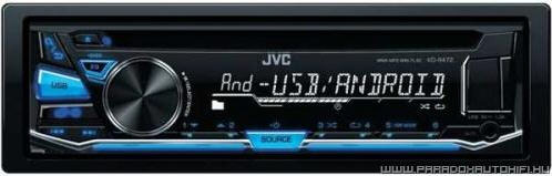 JVC CD/R/RW/MP3/WMA/FLAC/USB lejátszó KD-R472