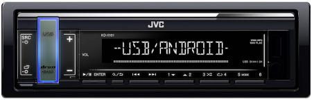JVC USB/MP3/WMA/FLAC/WAV lejátszó KD-X161
