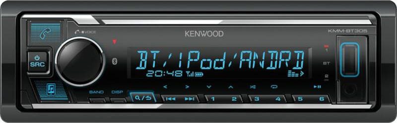 Kenwood FLAC/MP3/WMA/USB/AUX digitális fejegység KMM-BT356