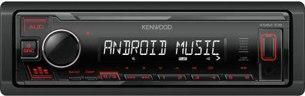 Kenwood USB/FLAC/MP3/WMA fejegység KMM-105R