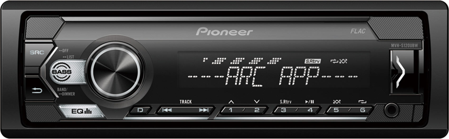 Pioneer Mp3/WMA/WAV/FLAC/USB lejátszó fehér MVH-S120UBW