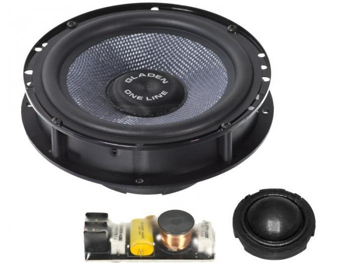 Gladen Audio ONE 16,5cm két utas komponens szett AUDI A3-8P autóba ONE 165 A3-SQX