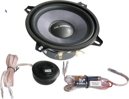 Gladen Audio 13cm 75W 2utas komponens szett ALPHA 130