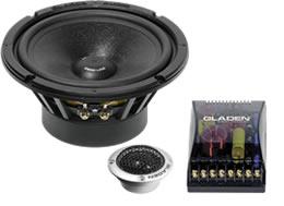 Gladen Audio 16cm 300W koax 2utas hangszóró pár ZERO PRO 165.2 DUAL