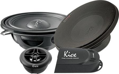 Kicx 13cm 50W ultralapos Koax 2utas komponens szett SL-5.2