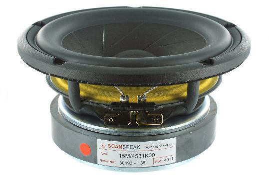 ScanSpeak 15cm 50W hangszóró pár 15m/4531k00