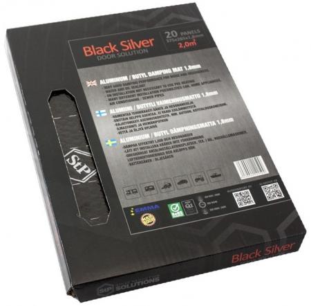 Standardplast öntapadós rezgéscsillapító 20 lap 37x26cm BLACK SILVER DOOR PACK