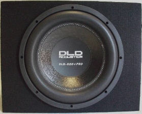 DLD Acoustics 30cm 500W mélysugárzó +28L zárt láda DLD 500+PRO 28Z