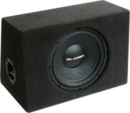 Gladen Audio 30cm 250W mélysugárzó zárt ládában ALPHA 12 ZD