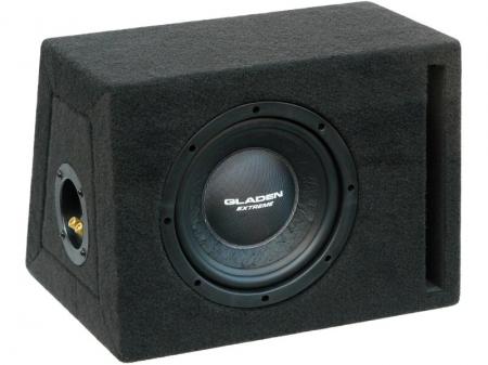 Gladen Audio 20cm 200W mélysugárzó Bass Reflex ládában RS 08 extreme BR