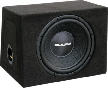 Gladen Audio 30cm 400W subwoofer zárt ládában RS 12 ZD