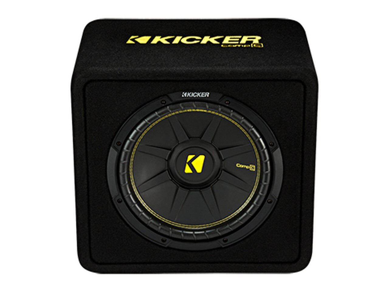 Kicker 30cm 300W mélysugárzó bassreflex ládában VCWC124