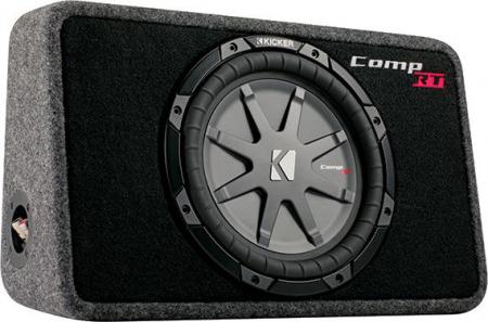 Kicker 25 cm 600W mélysugárzó extra lapos zárt láda TCWRT102