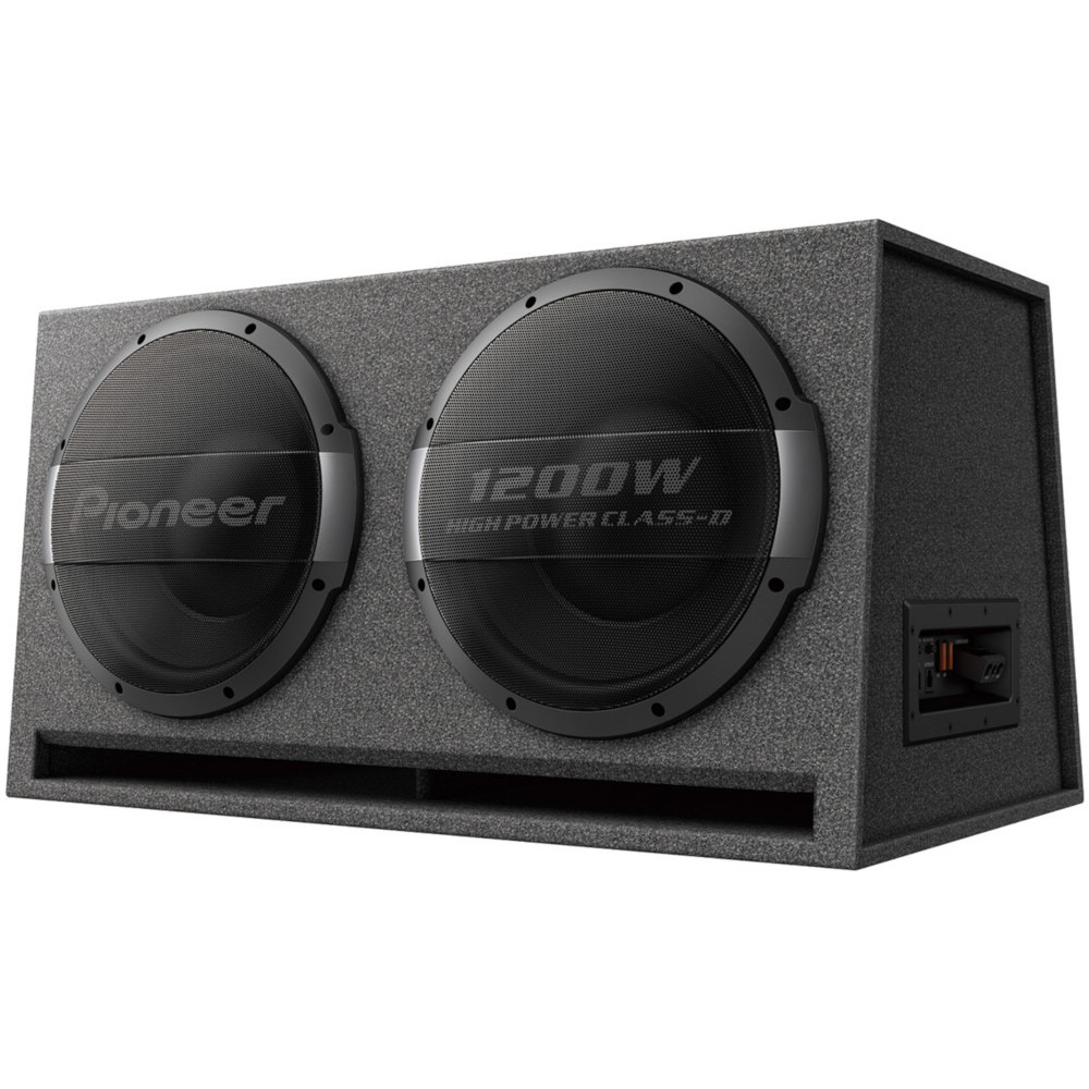 Pioneer 2x30cm 1000W subwoofer bass reflex mélyládában TS-WX1220AH