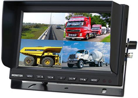 JVJ RIS DVR 9" teherautó, Quad monitor RM-903QDVR