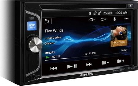 Alpine 6,2" CD/DVD/R/-RW/WMA/MP3/DivX érintőképernyős multémédia IVE-W560BT