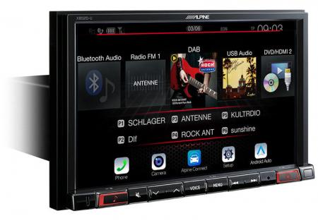 Alpine 8" érintőképernyős navigációs multimédia X802D-U