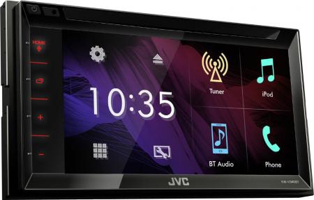 JVC USB/DVD/CD/USB/MP3/WMA/WAV/AAC/DivX/MPG12/JPG multimédia KW-V340BT