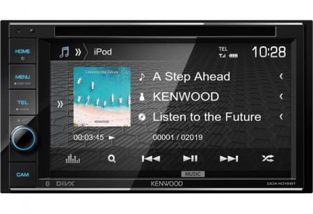 Kenwood 6,2" érintőképernyős DVD/DiVX/CD/MP3/WMA/AAC/FLAC mutlimédia DDX4019BT