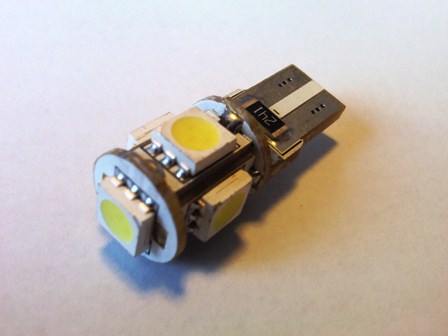 Can Bus Led, IC stabilizált W5W foglalat (T10) CANBUSLEDW5W