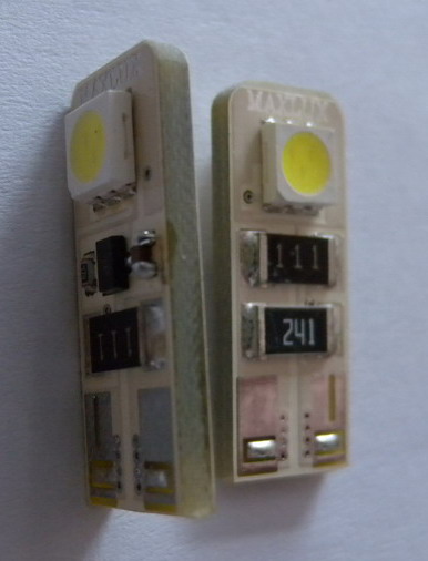 Can Bus Led, IC stabilizált  W5W foglalat (T10) LD-009